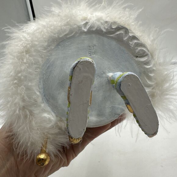 Dash Away Candlelight Santa Figure by Patience Brewster 11” - Picture 5 of 6